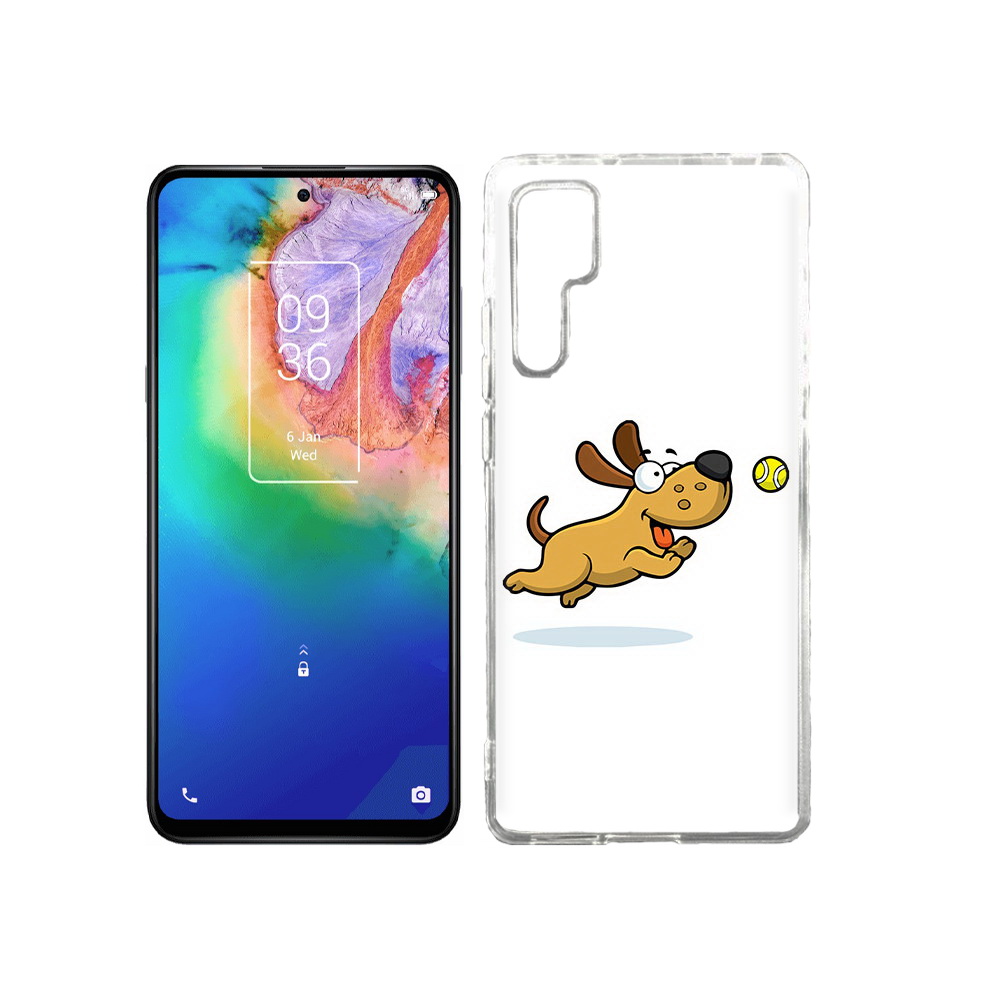 

Чехол MyPads Tocco для TCL 20 Pro пёсик, Прозрачный, Tocco