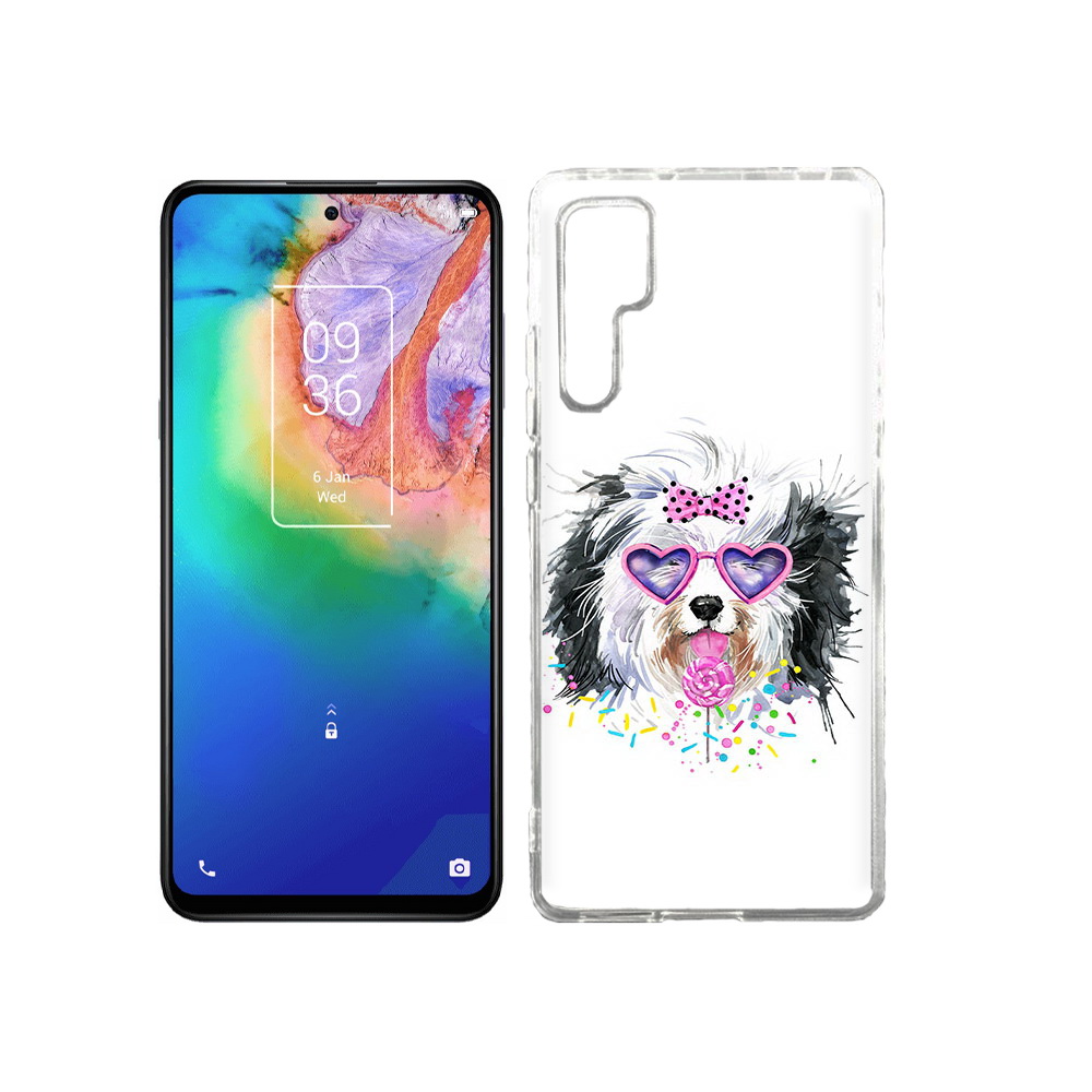 

Чехол MyPads Tocco для TCL 20 Pro пушистик, Прозрачный, Tocco