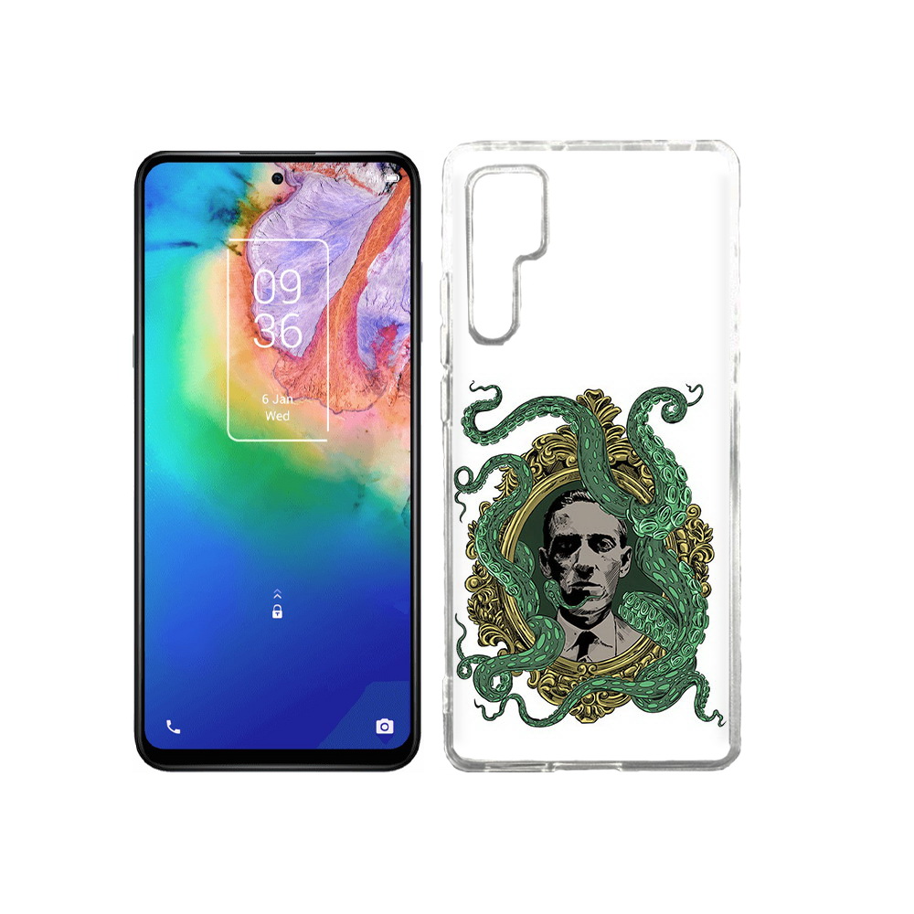 

Чехол MyPads Tocco для TCL 20 Pro портрет с кракеном, Прозрачный, Tocco