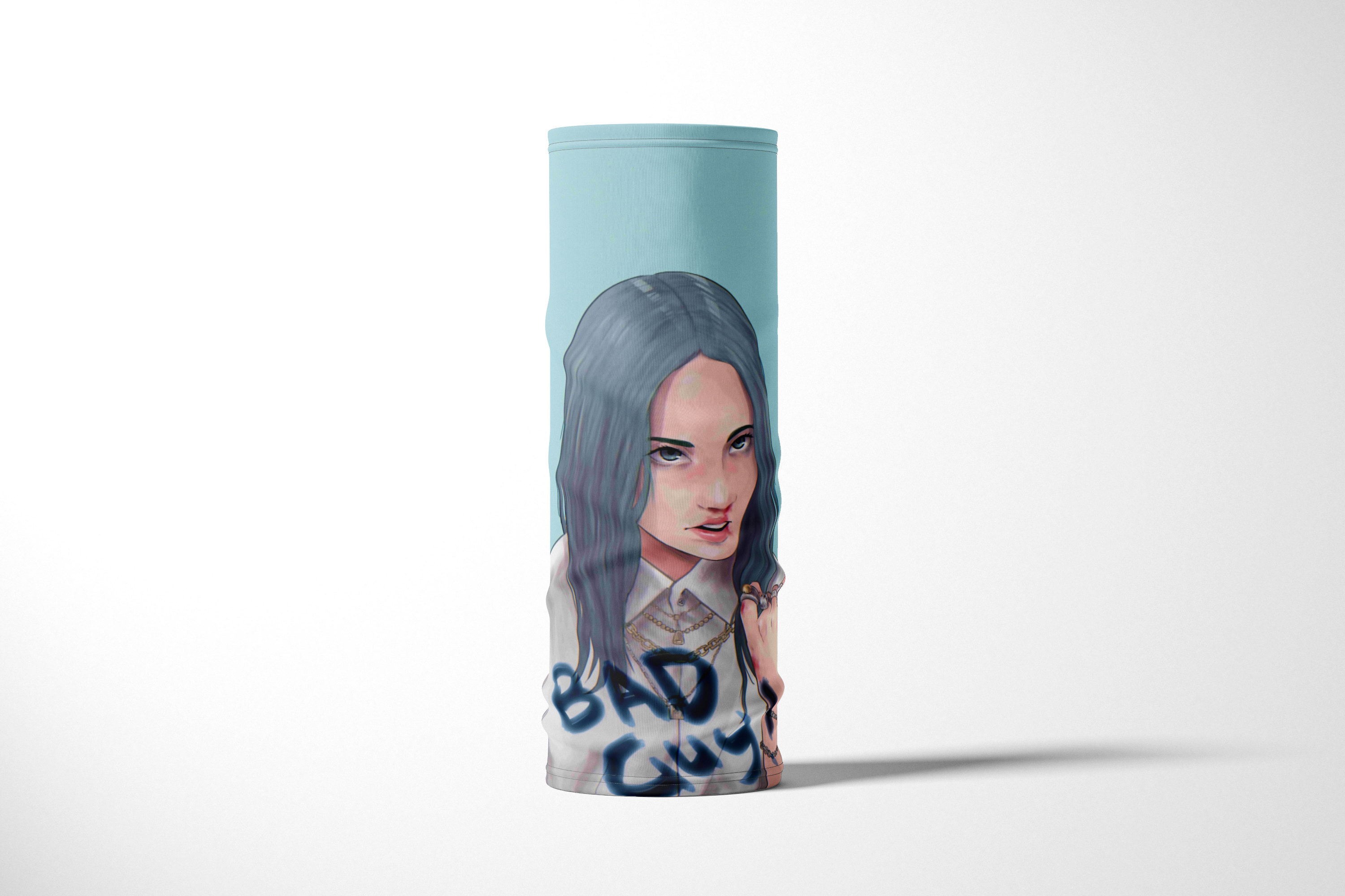 

Бандана / Бафф / Снуд-трансформер / Разная музыка / Billie Eilish, Разноцветный, BBuffVM_VM1873803