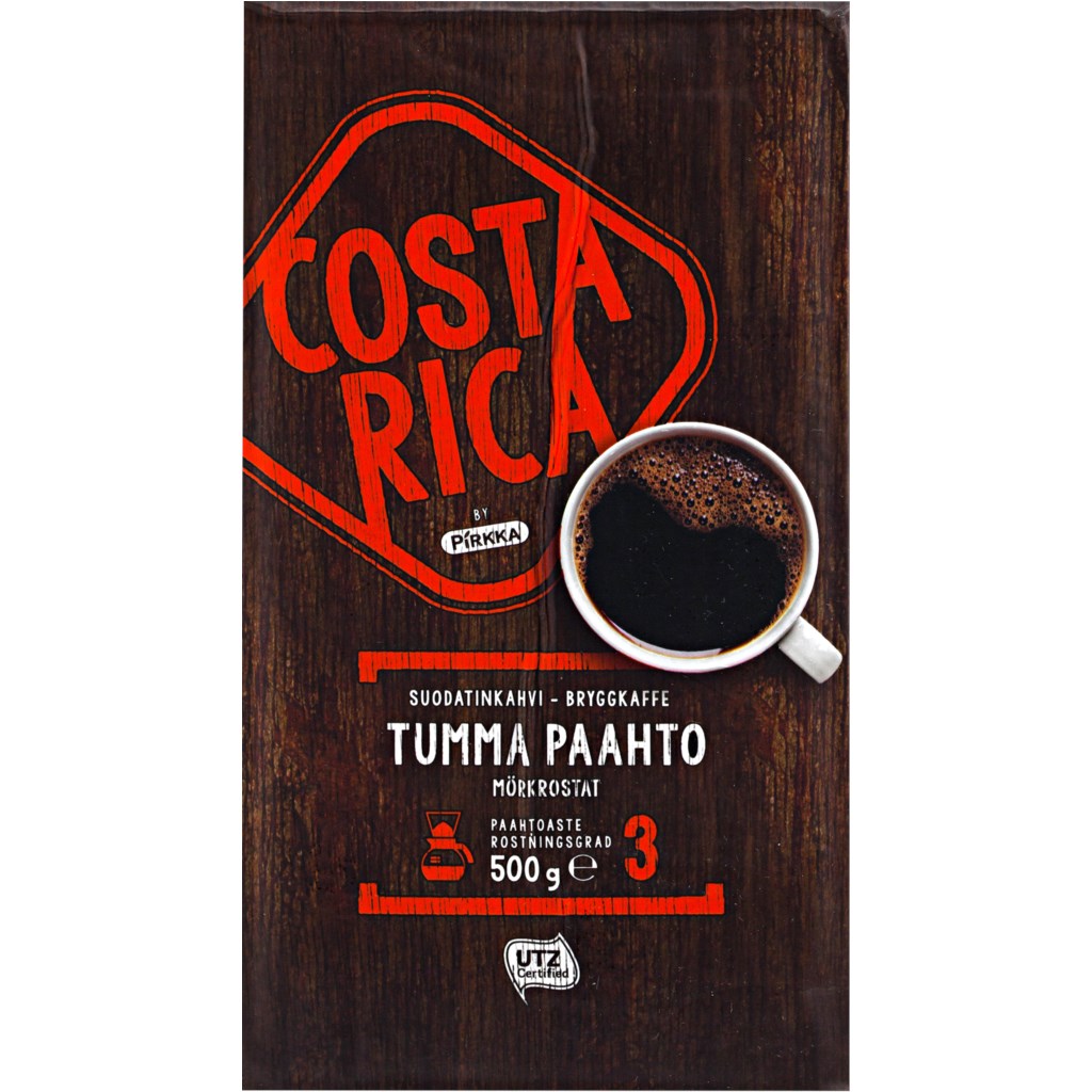 

Кофе Pirkka Costa Rica Tumma Paahto молотый 500 г