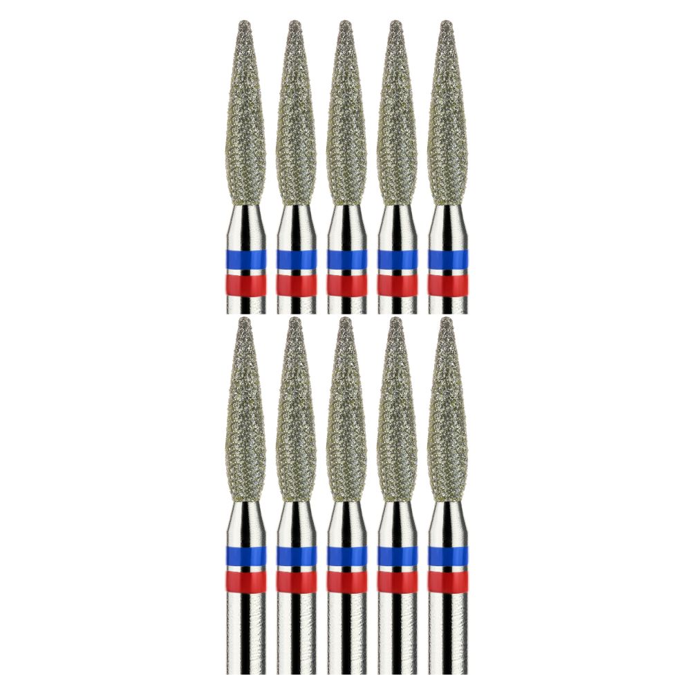 

Фреза гибридная Владмива пламя закругленное средней зернистости 21 мм Комплект 10 шт