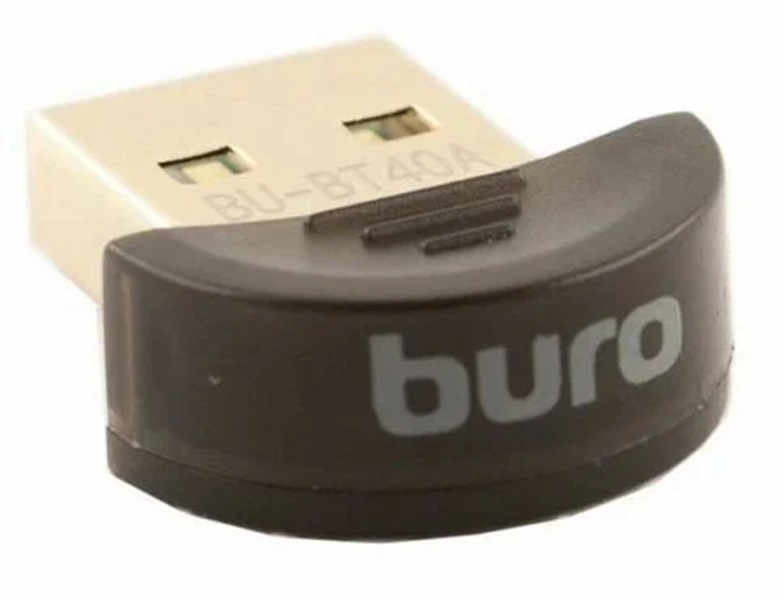 Адаптер USB Buro BU-BT40A Bluetooth 4.0+EDR class 1.5 20м черный