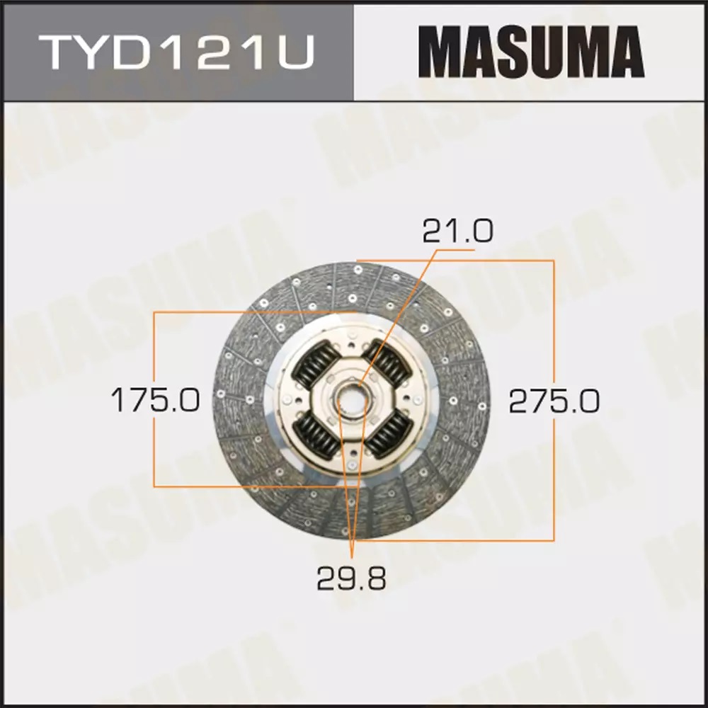 

Диск сцепления TOYOTA Masuma TYD121U