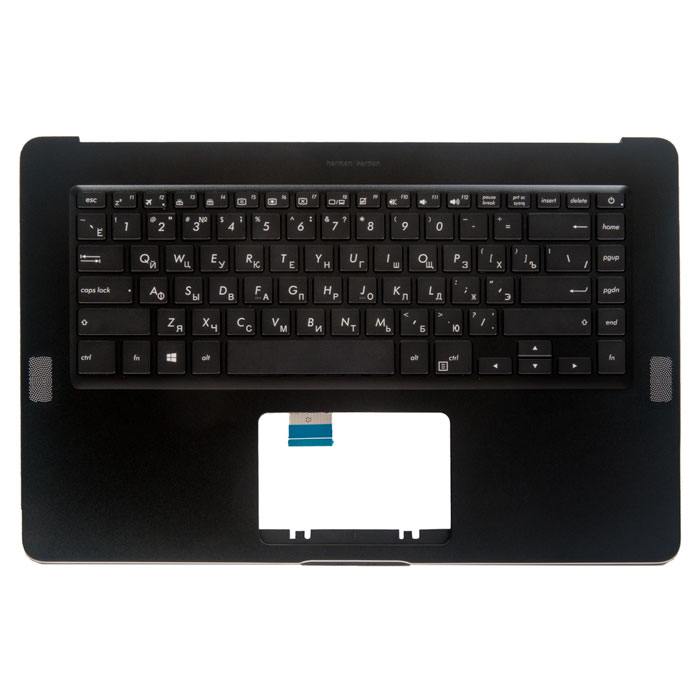 

клавиатура для ноутбука Asus UX550VE-1B с топкейсом, черная, с подсветкой
