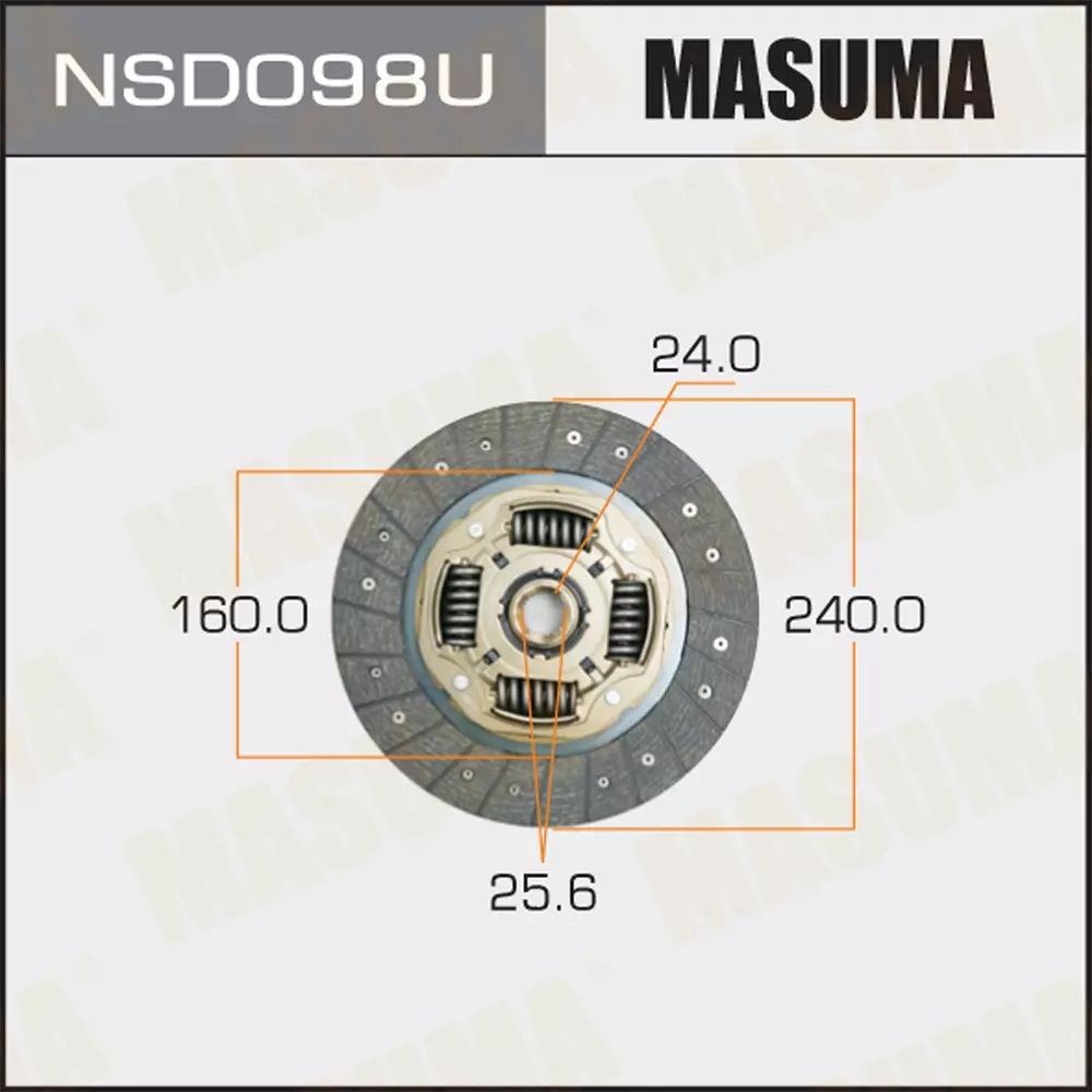 

Диск сцепления NISSAN Masuma NSD098U