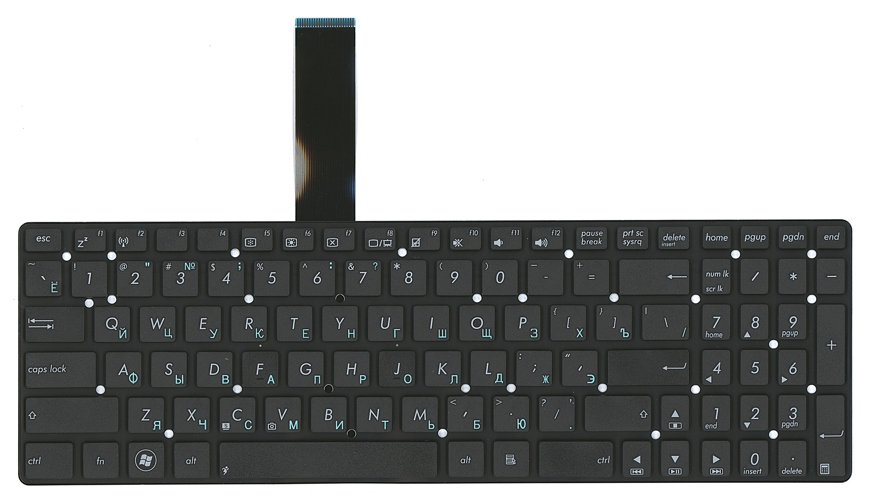 

Клавиатура NoBrand для ноутбука Asus K55, K55V