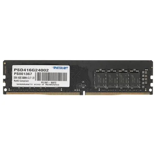 

Оперативная память Patriot Memory (1616088), DDR4 1x16Gb, 2400MHz