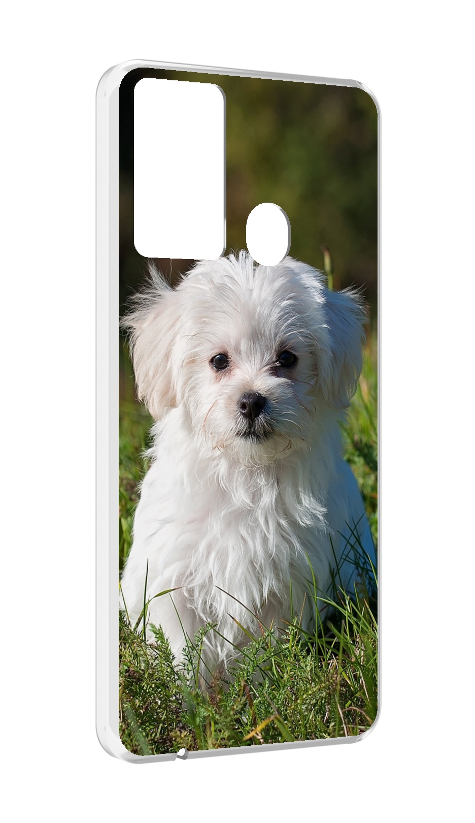 

Чехол MyPads мальтииская-болонка для Itel P37/Itel Vision 2S, Прозрачный, Tocco