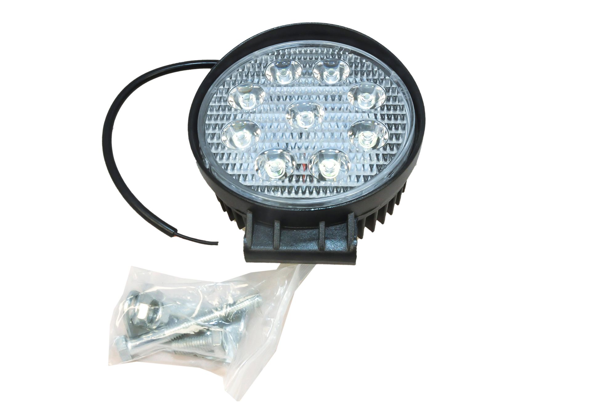 Фара рабочего света круглая 115х142x55мм 27W 9LED AVTOELECTRICA AE27R-9LED-55HC