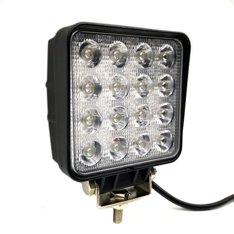 Фара рабочего света 110х140х55мм 48Вт (16 светодиодов) AVTOELECTRICA AE48S-16LED-55PC