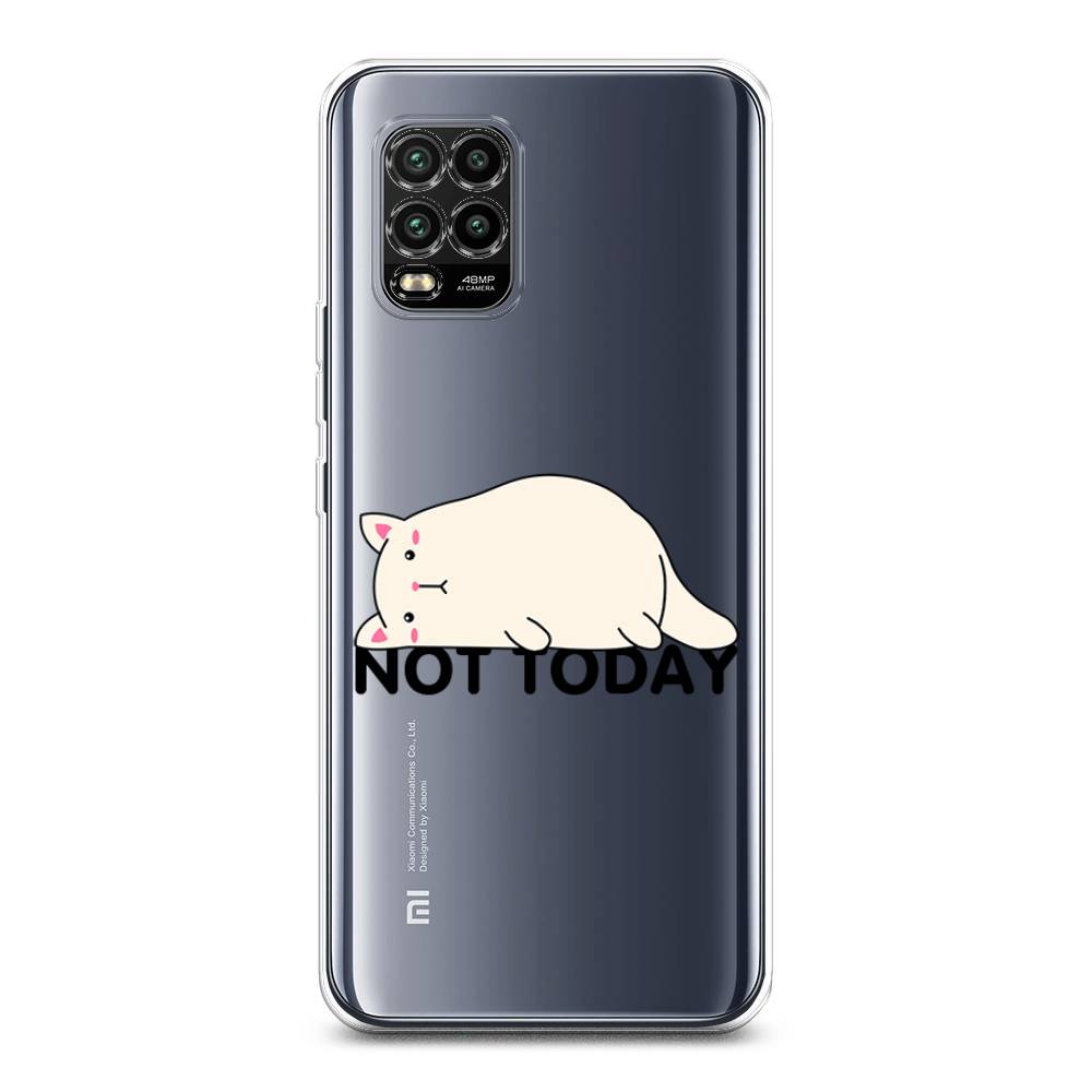 

Чехол на Xiaomi Mi 10 Lite "Cat not today", Белый;розовый;черный, 38550-1