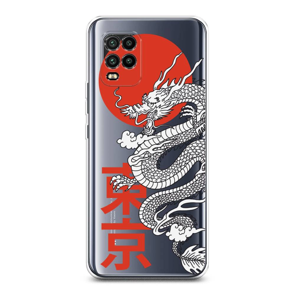 

Чехол на Xiaomi Mi 10 Lite "Китайский дракон", Черный;красный;белый, 38550-1
