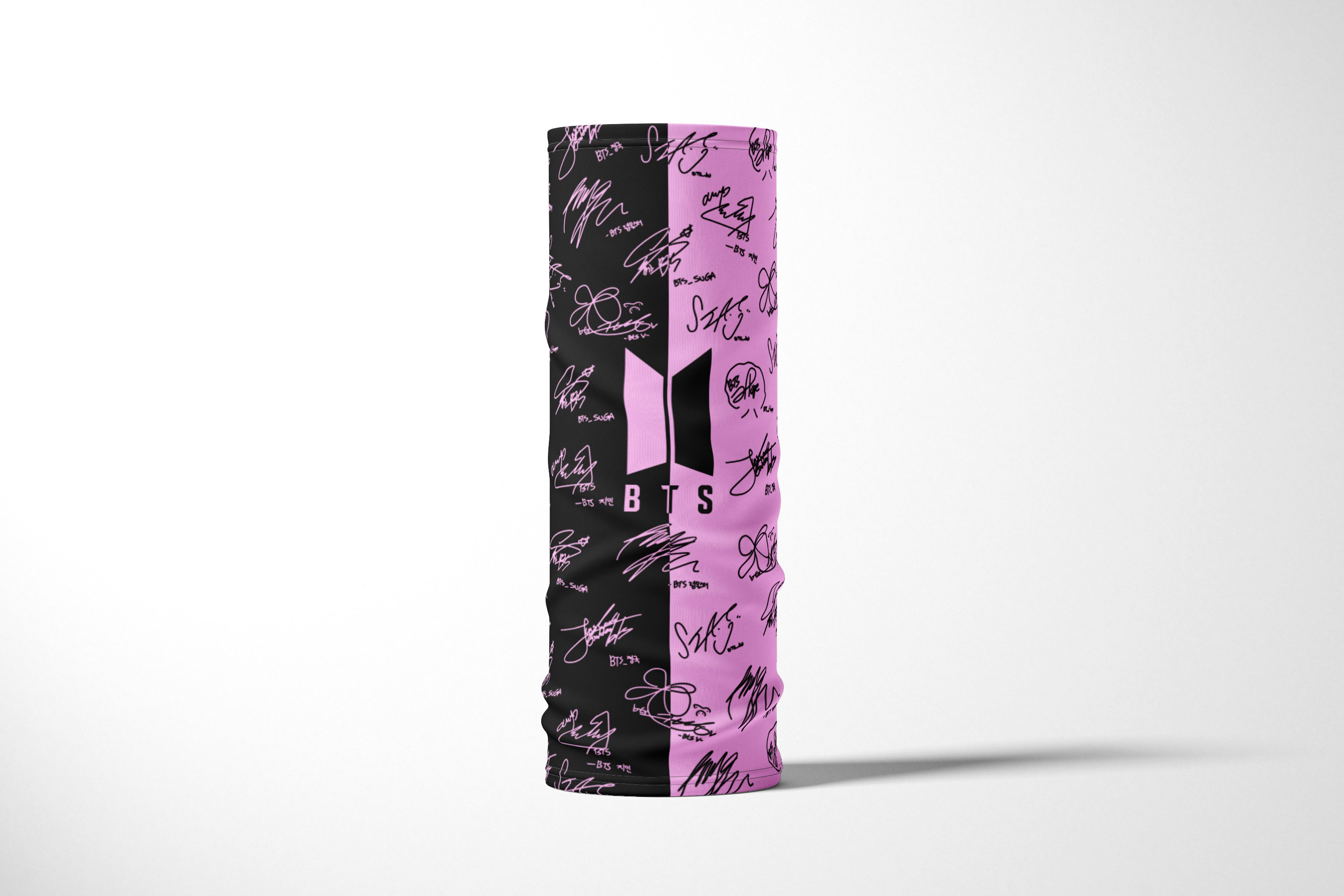 

Бандана / Бафф / Снуд-трансформер / K pop / BTS АВТОГРАФЫ БТС, Черный;розовый, BBuffVM_VM1867687