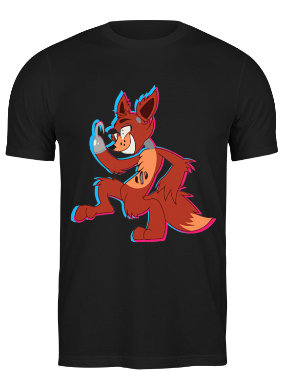 

Футболка мужская Printio Foxy (пять ночей у фредди) черная 2XL, Черный, Foxy (пять ночей у фредди)