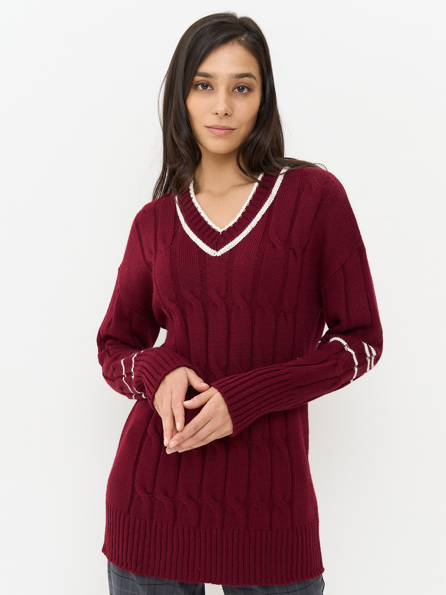 

Пуловер женский VAY 5212-41121 красный 52 RU, 5212-41121