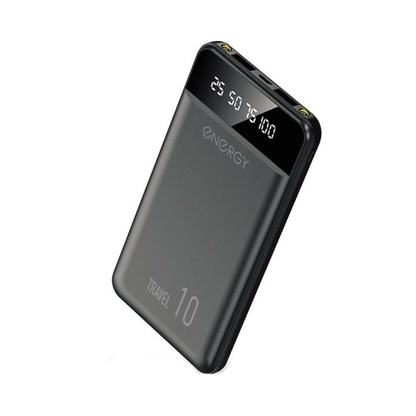

Мобильный аккумулятор ENERGY Power Bank 10 000 Travel черный 103574