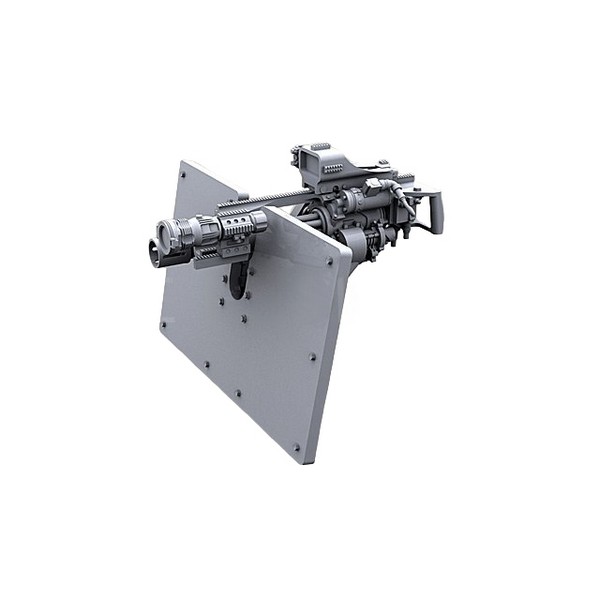 фото Lre35064 пулемт m134d minigun с планкой пикатинни на с широким бронированным щитом s.a.g. nobrand
