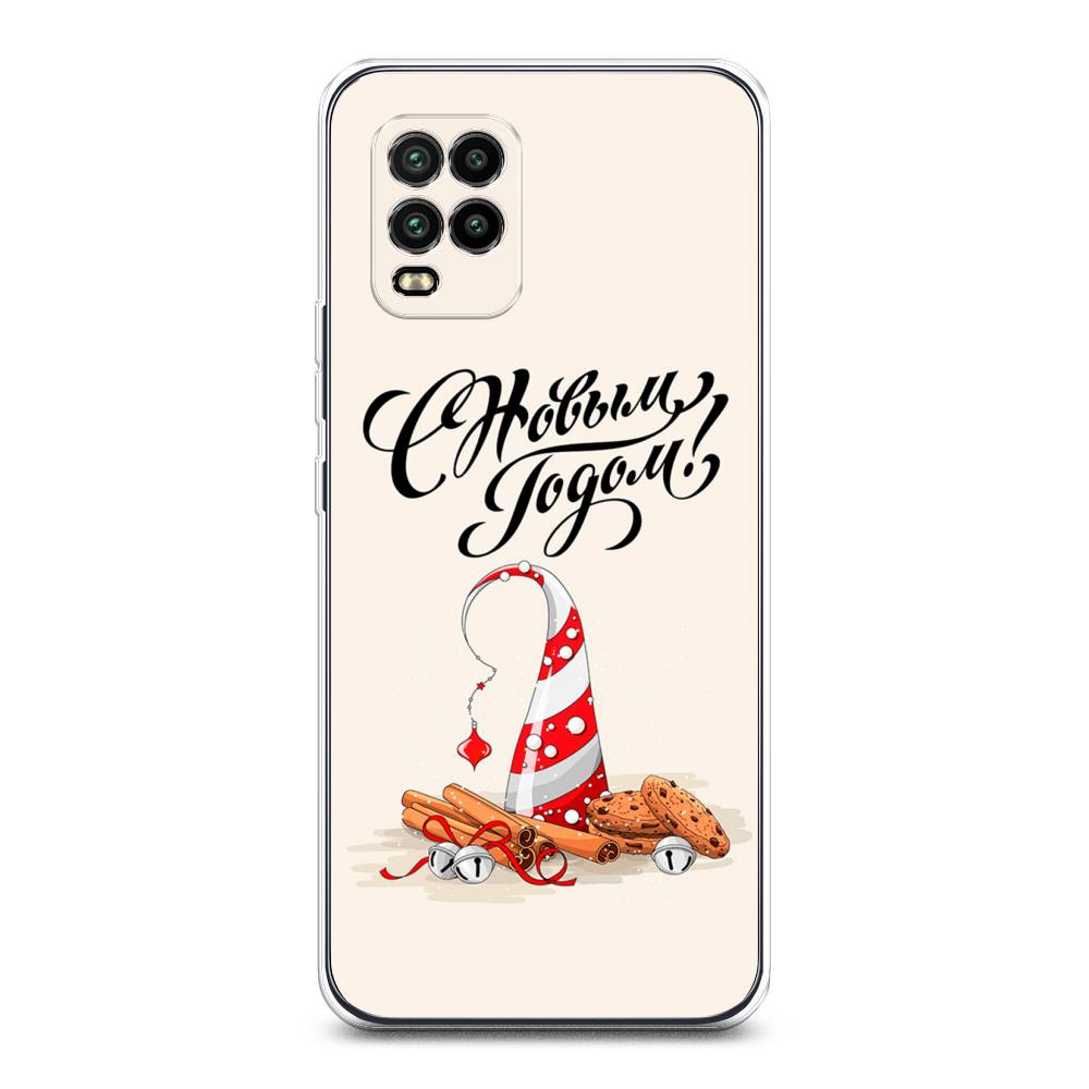 

Чехол на Xiaomi Mi 10 Lite "Подарки на Новый Год", Бежевый;красный;черный, 38550-5