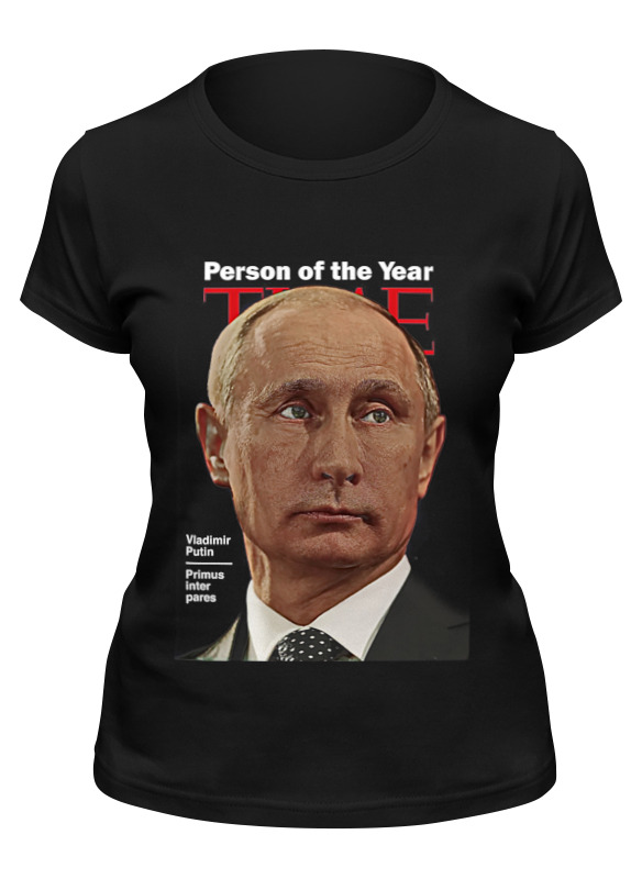 

Футболка женская Printio Putin черная 2XL, Черный, Putin
