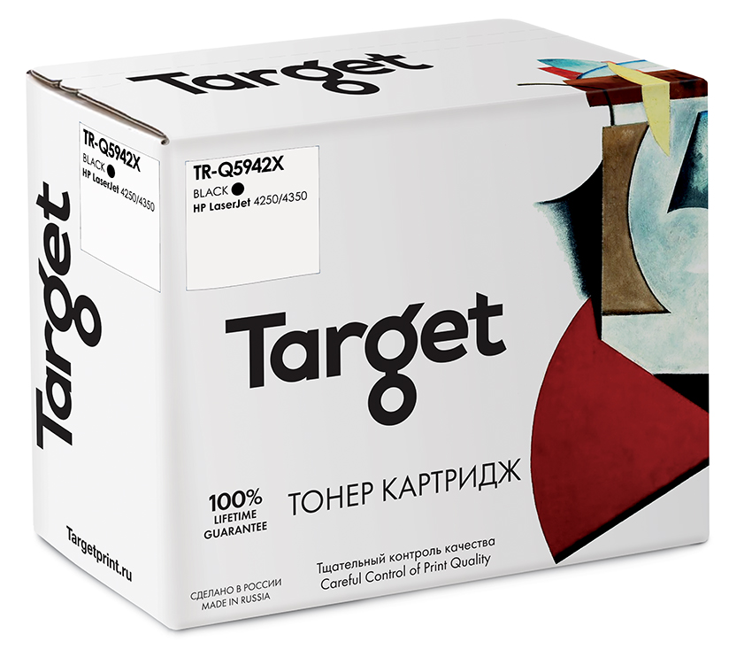 

Картридж для лазерного принтера Target Q5942X, черный, совместимый, TR-Q5942X