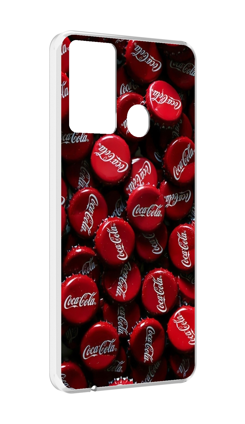 

Чехол MyPads крышки от кокаколы для Itel P37/Itel Vision 2S, Прозрачный, Tocco
