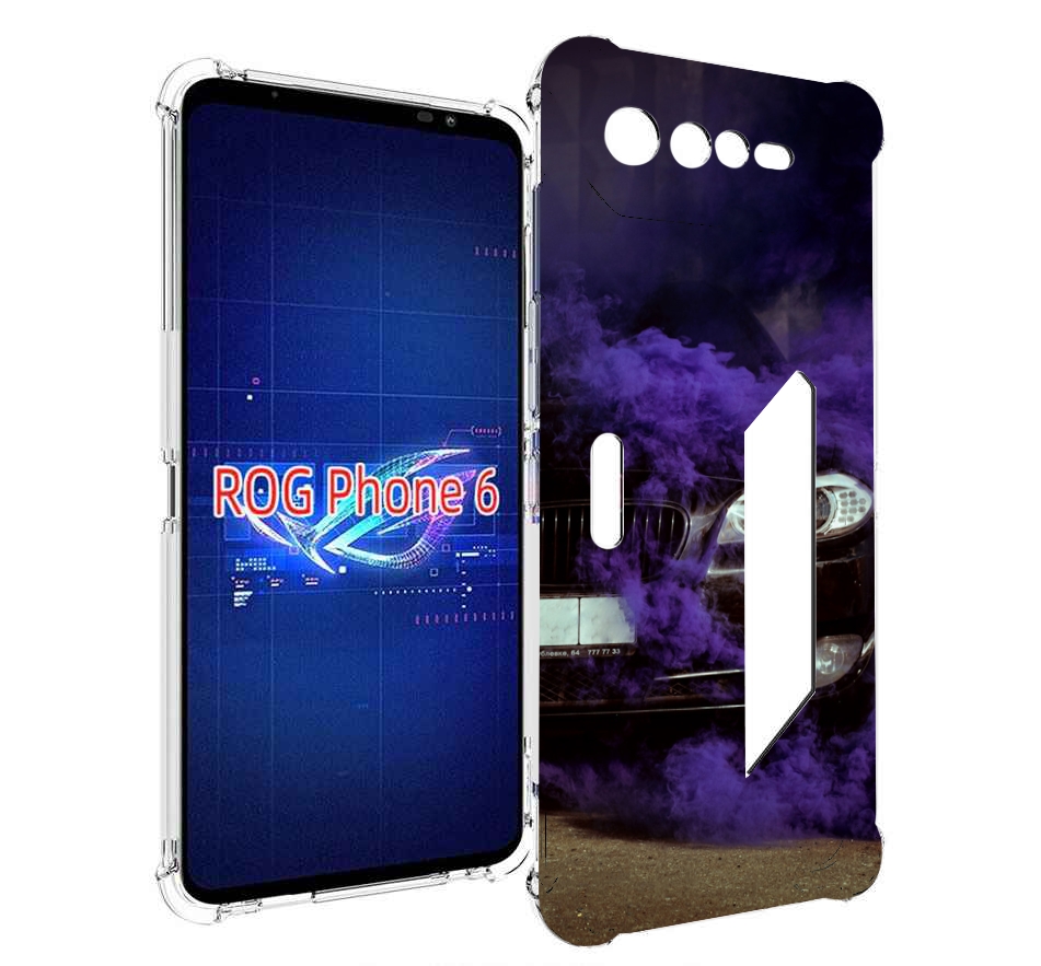 

Чехол MyPads бмв-с-фиолетовым-дымом мужской для Asus ROG Phone 6, Прозрачный, Tocco