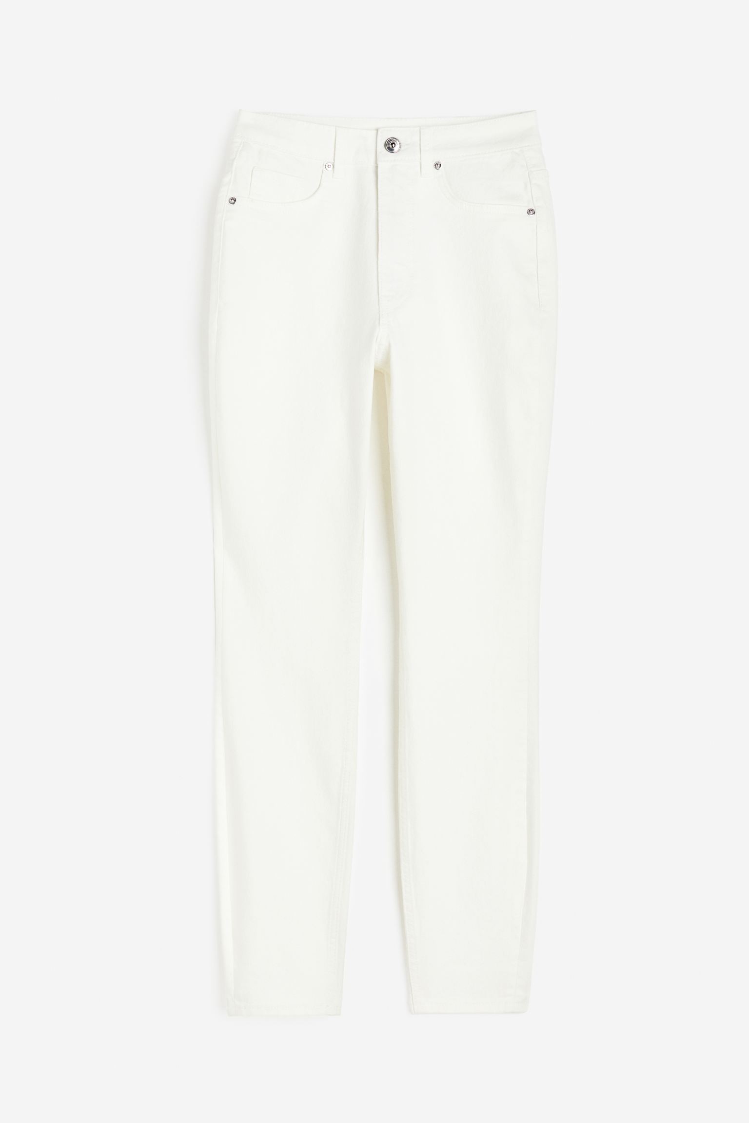 

Джинсы женские H&M 1025457026 белые 32 (доставка из-за рубежа), Белый, 1025457026