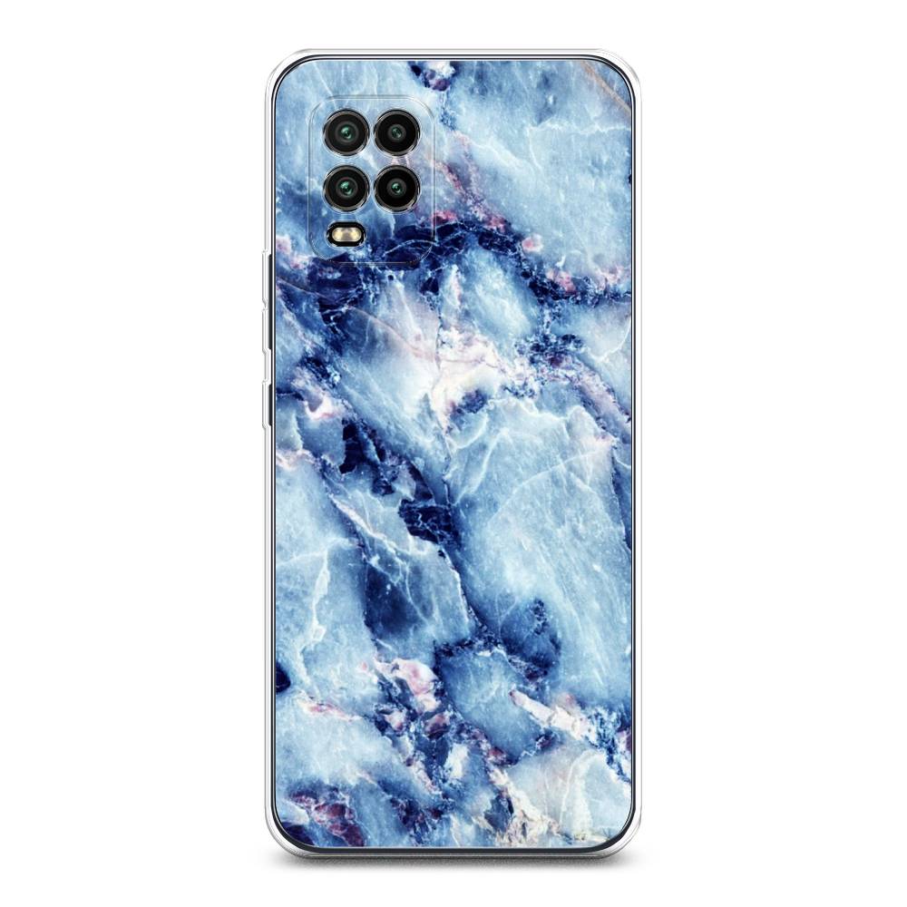 

Чехол на Xiaomi Mi 10 Lite "Мрамор с синими прожилками", Синий, 38550-3