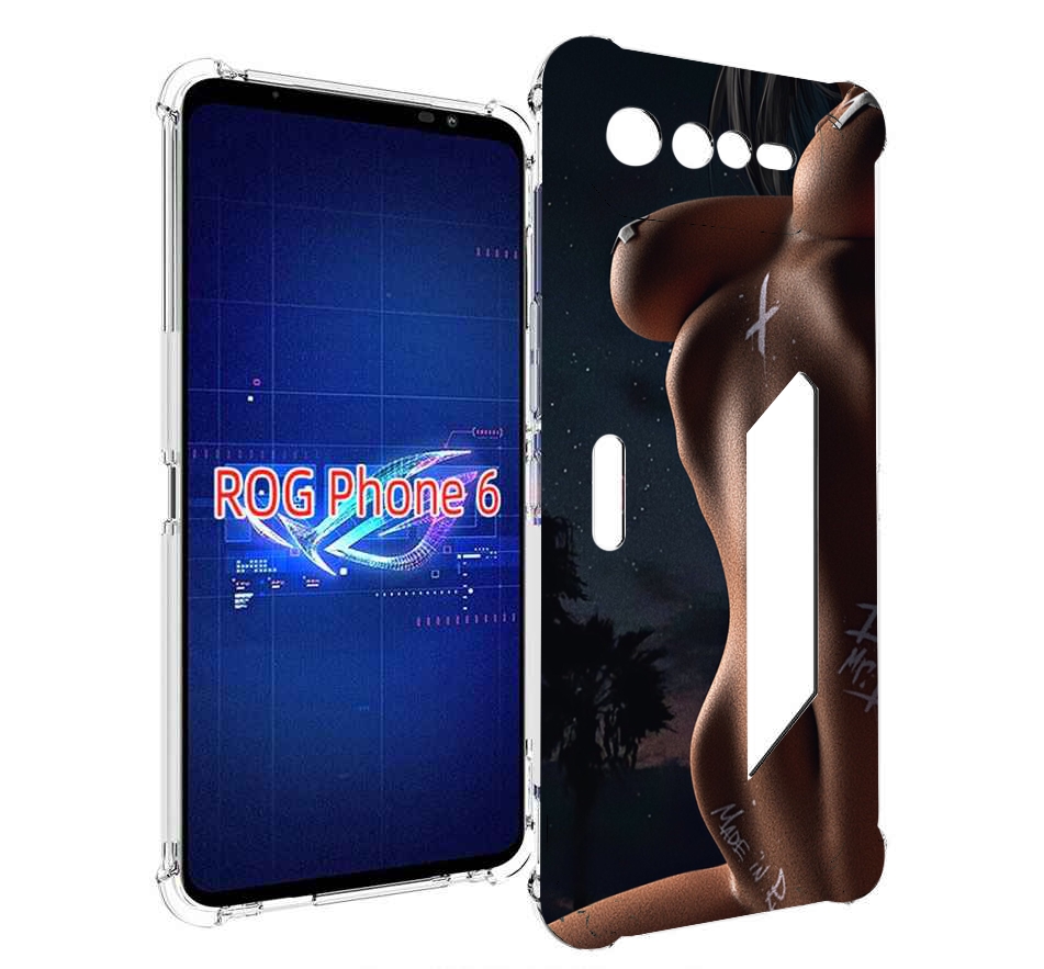 

Чехол MyPads белые-татуировки-на-теле для Asus ROG Phone 6, Прозрачный, Tocco