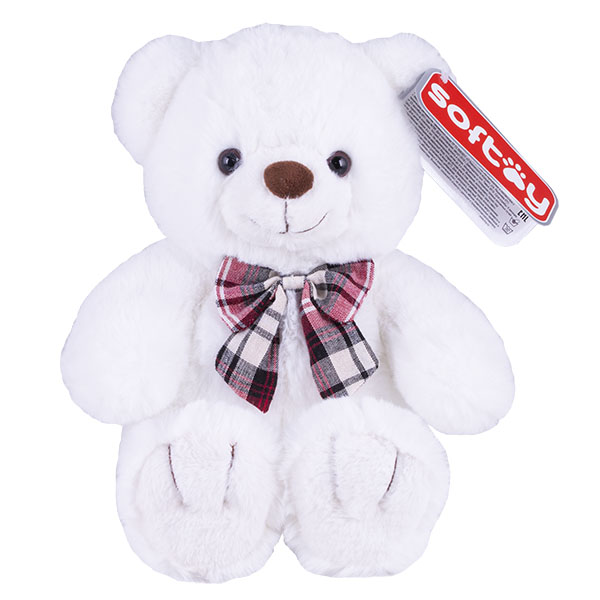 

Мягкая игрушка Softoy Медведь белоснежный, 30 см