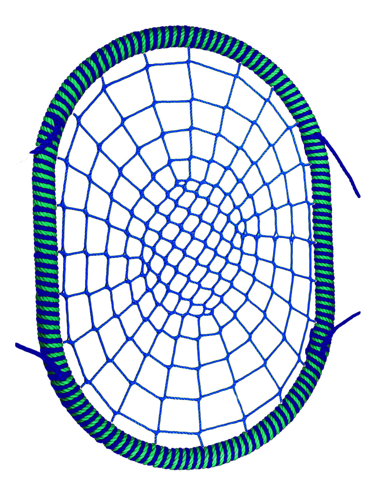 фото Овальные подвесные качели гнездо размер 120x160 см толщина обода 72 мм канат обода 16 мм jinn