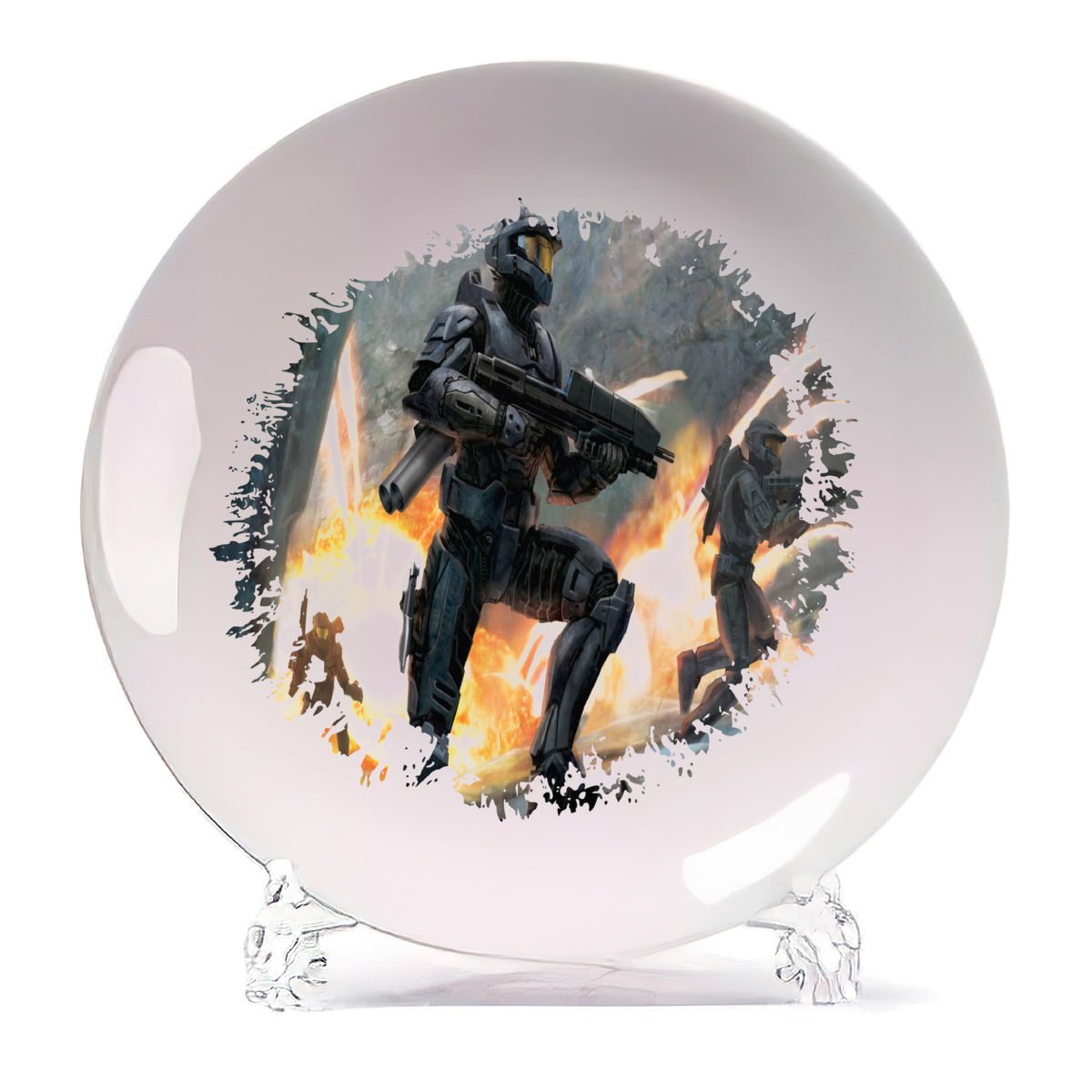 

Тарелка CoolPodarok Halo series Солдаты