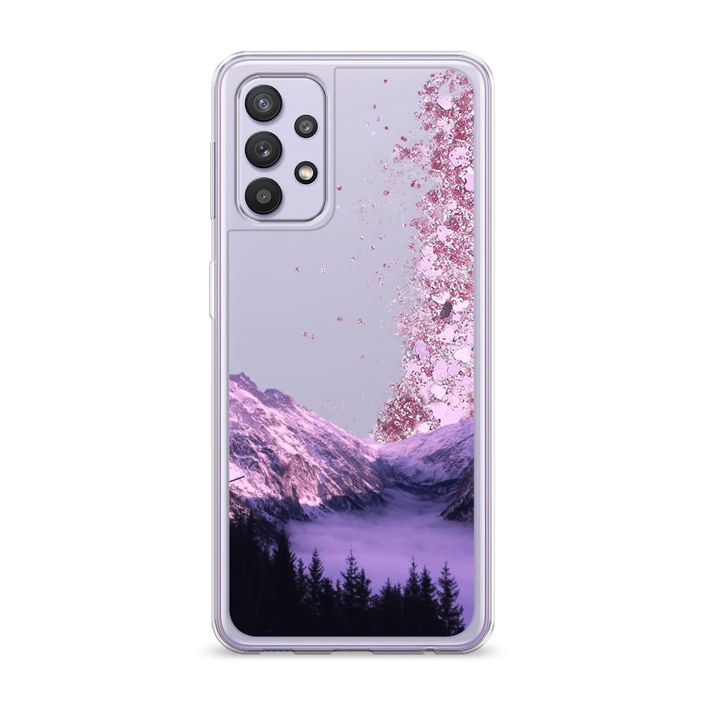 

Жидкий чехол с блестками "Горный туман" на Samsung Galaxy A32