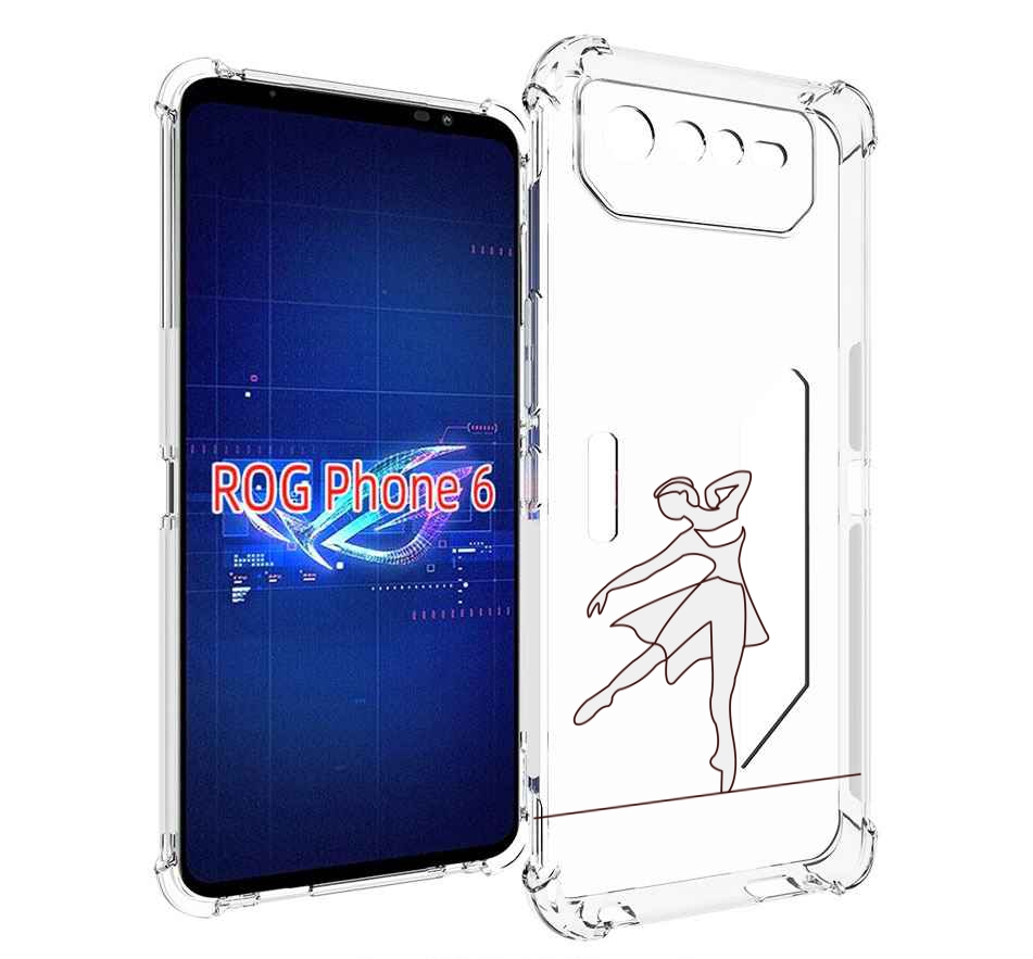 

Чехол MyPads балерина-белая для Asus ROG Phone 6, Прозрачный, Tocco
