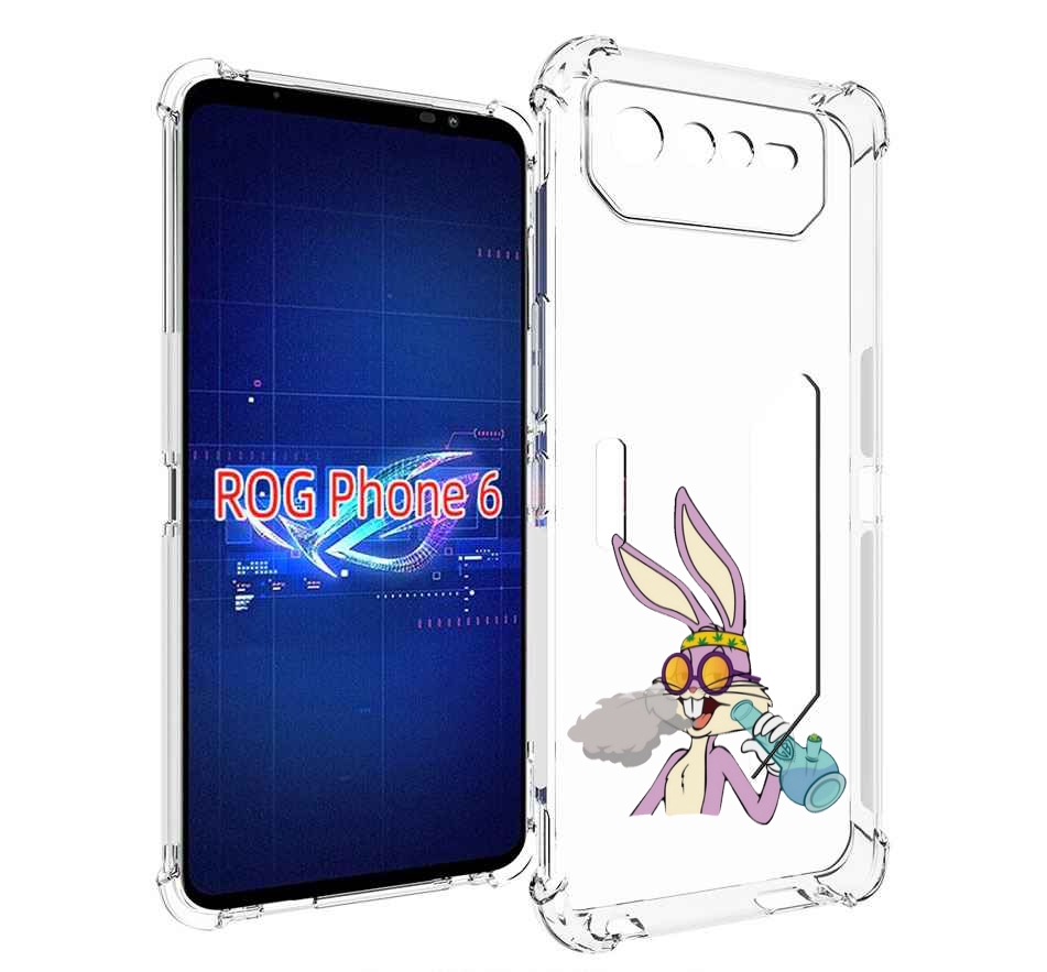 

Чехол MyPads бакс-банни-любитель-подымить для Asus ROG Phone 6, Прозрачный, Tocco