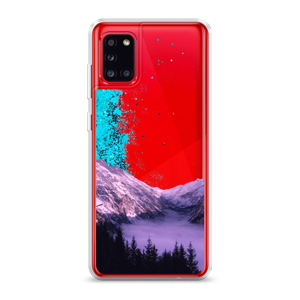 

Жидкий чехол с блестками "Горный туман" на Samsung Galaxy A31, 2100393-1
