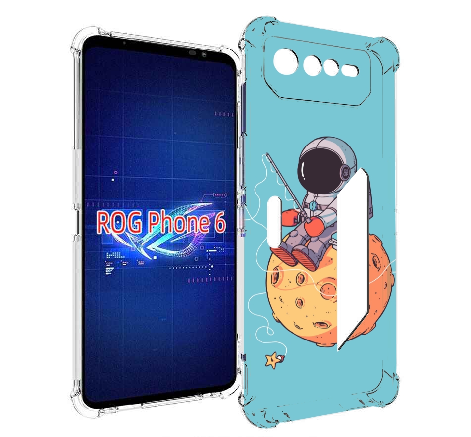 

Чехол MyPads астронавт ловит звезду для Asus ROG Phone 6, Прозрачный, Tocco