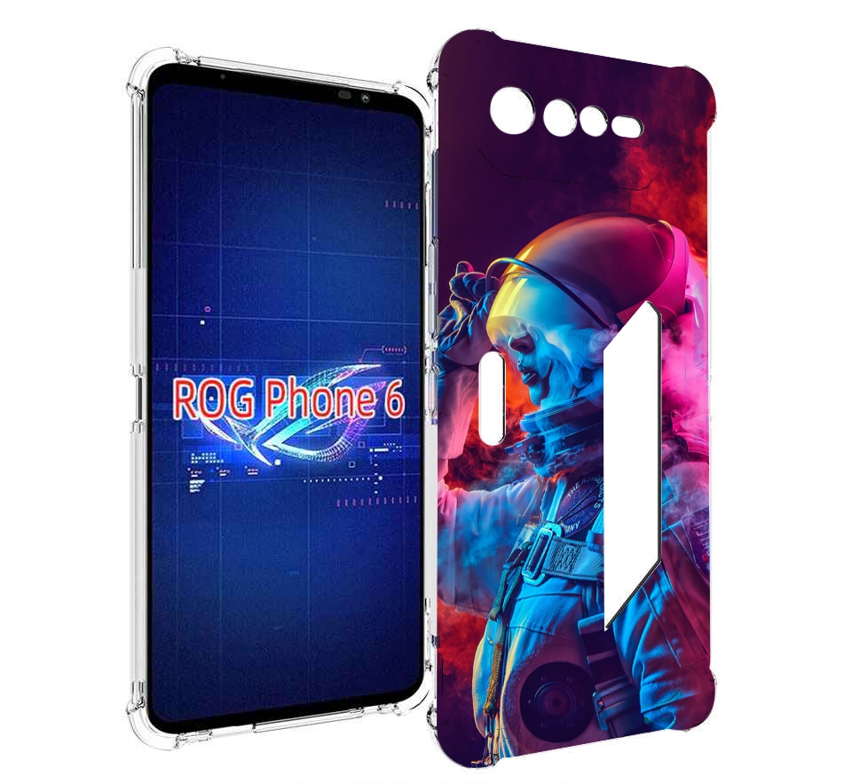 

Чехол MyPads астронавт в дыму для Asus ROG Phone 6, Прозрачный, Tocco