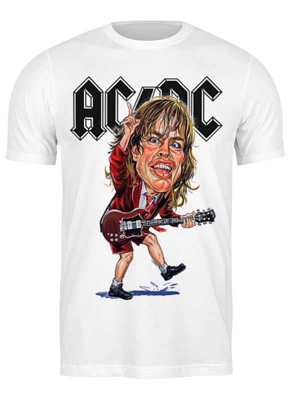 

Футболка мужская Printio Ac/dc белая 2XL, Ac/dc