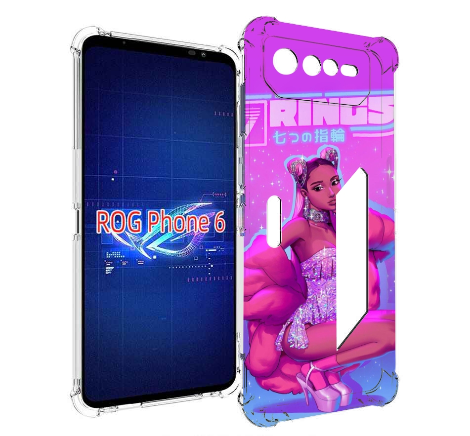 

Чехол MyPads ариана-гранде для Asus ROG Phone 6, Прозрачный, Tocco