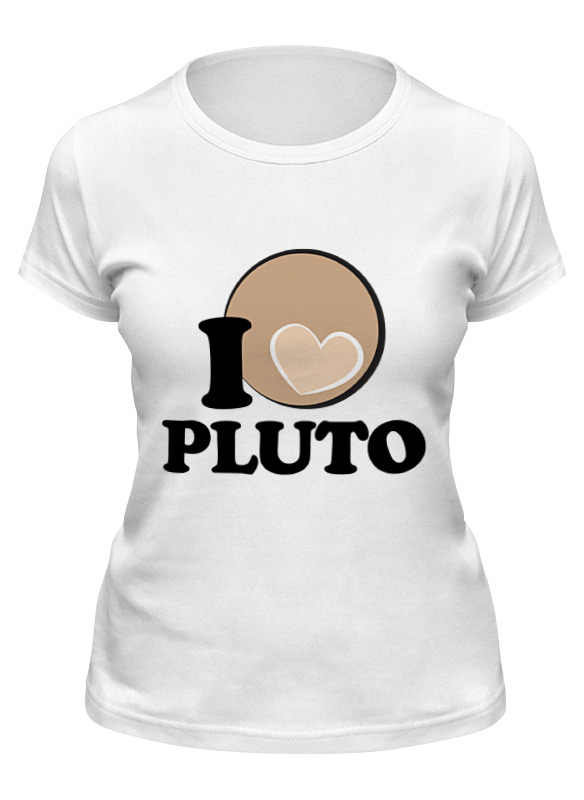 

Футболка женская Printio Плутон (pluto) белая 2XL, Белый, Плутон (pluto)