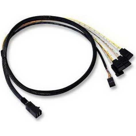 Кабель ACD Cable ACD-SFF8643-SATASB-08M, INT SFF8643-to-4*SATA+SB ( HDmSAS -to- 4*SATA+Sid