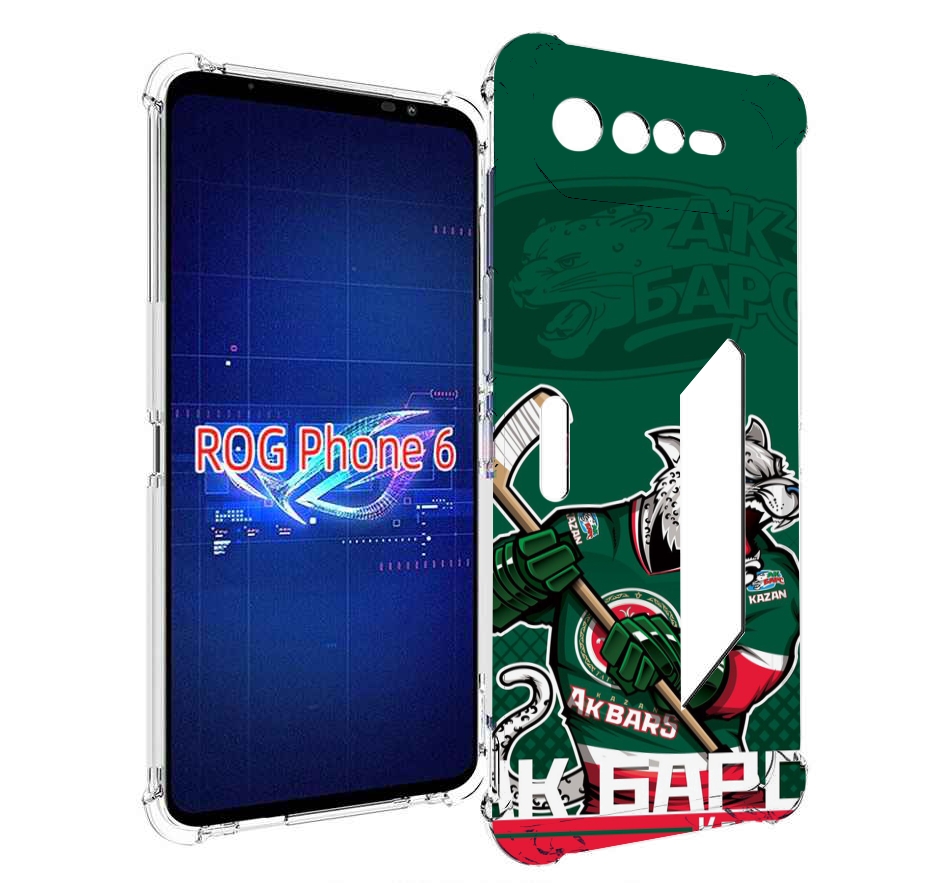 

Чехол MyPads ак барс казань для Asus ROG Phone 6, Прозрачный, Tocco