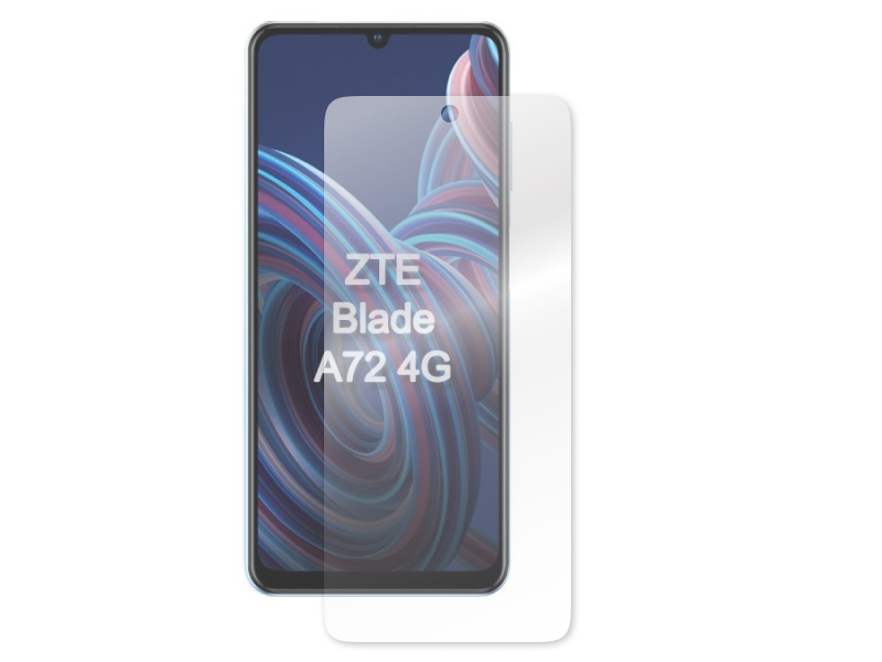 

Гибридное защитное стекло Krutoff для ZTE Blade A72 4G Антишпион 274709, ZTE Blade A72 4G