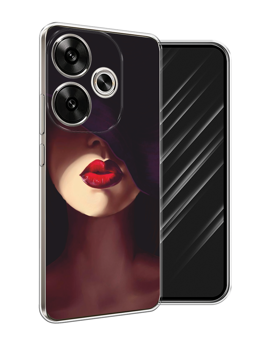 

Чехол Awog на Xiaomi Redmi Turbo 3/Poco F6 "Красные губы", Черный;бежевый;красный, 322250-1