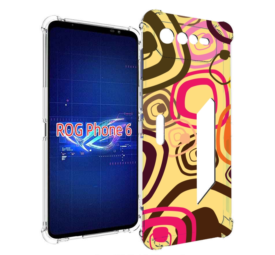 

Чехол MyPads абстракция-на-желтом-фоне для Asus ROG Phone 6, Прозрачный, Tocco