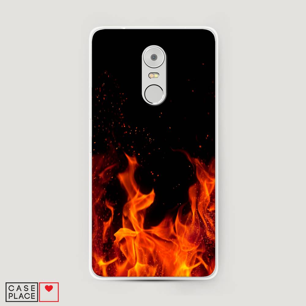 фото Чехол awog "все в огне" для lenovo k6 note