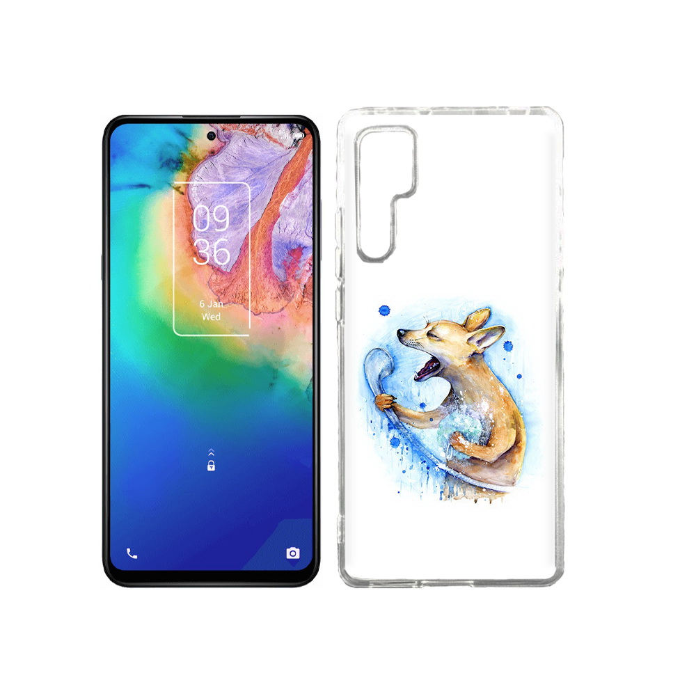

Чехол MyPads Tocco для TCL 20 Pro пение в душе, Прозрачный, Tocco