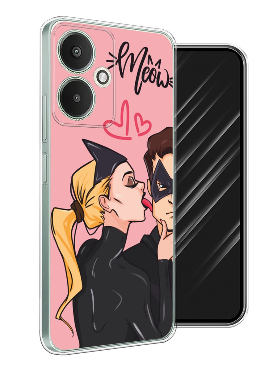

Чехол Awog на Xiaomi Redmi 13C 5G/Redmi 13R 5G/Poco M6 5G "Kiss of Cat Woman", Розовый;черный;бежевый, 321350-1